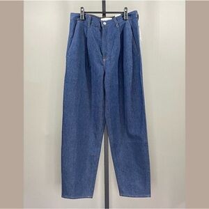 NWOT Denim Forum The Luanne High Rise Tapered 30L Blue Jeans Size 29